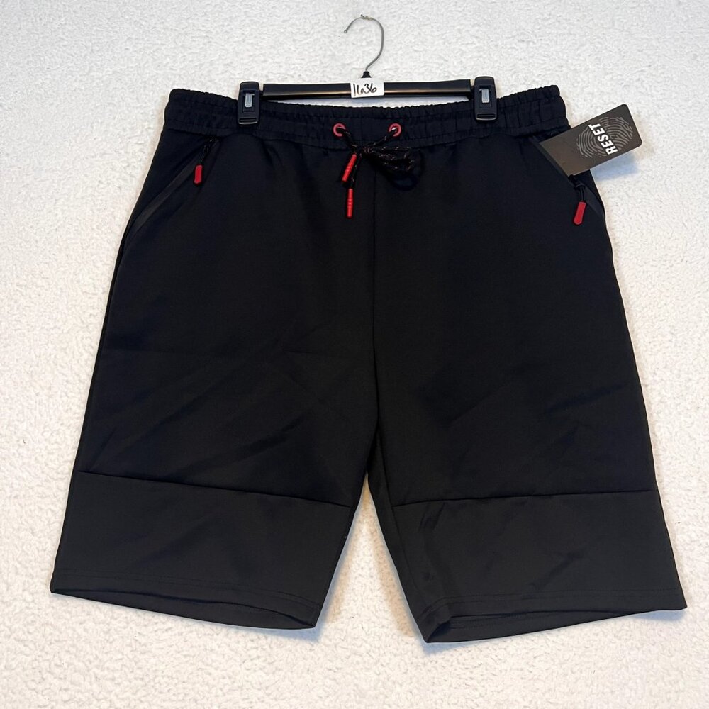 Reset Scuba Shorts Men Sz XL Black Hybrid Shorts